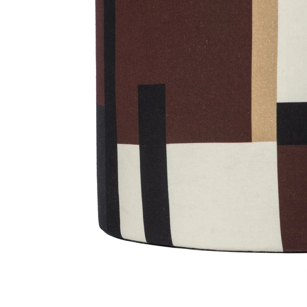 Lucy Print Mushroom Accent Stool