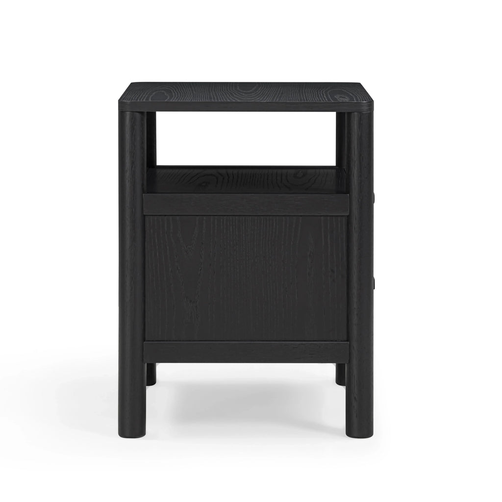 Tyra 22" Black Ash Nightstand