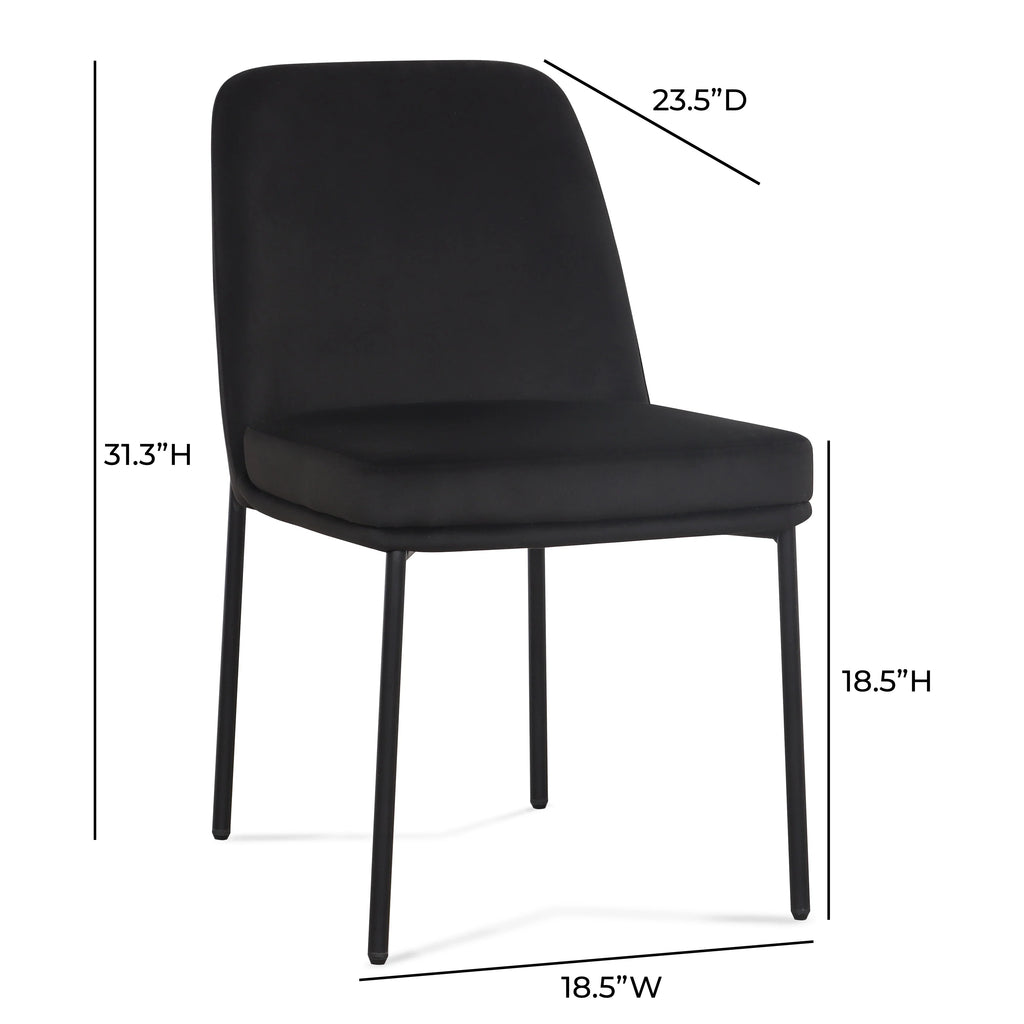 Sydney Performance Velvet Dining Chair - Set of 2