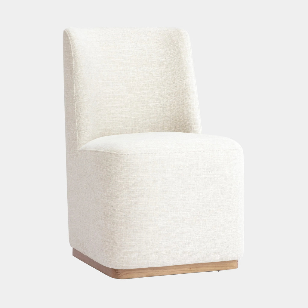 Melissa Performance Fabric Rolling Dining Chair