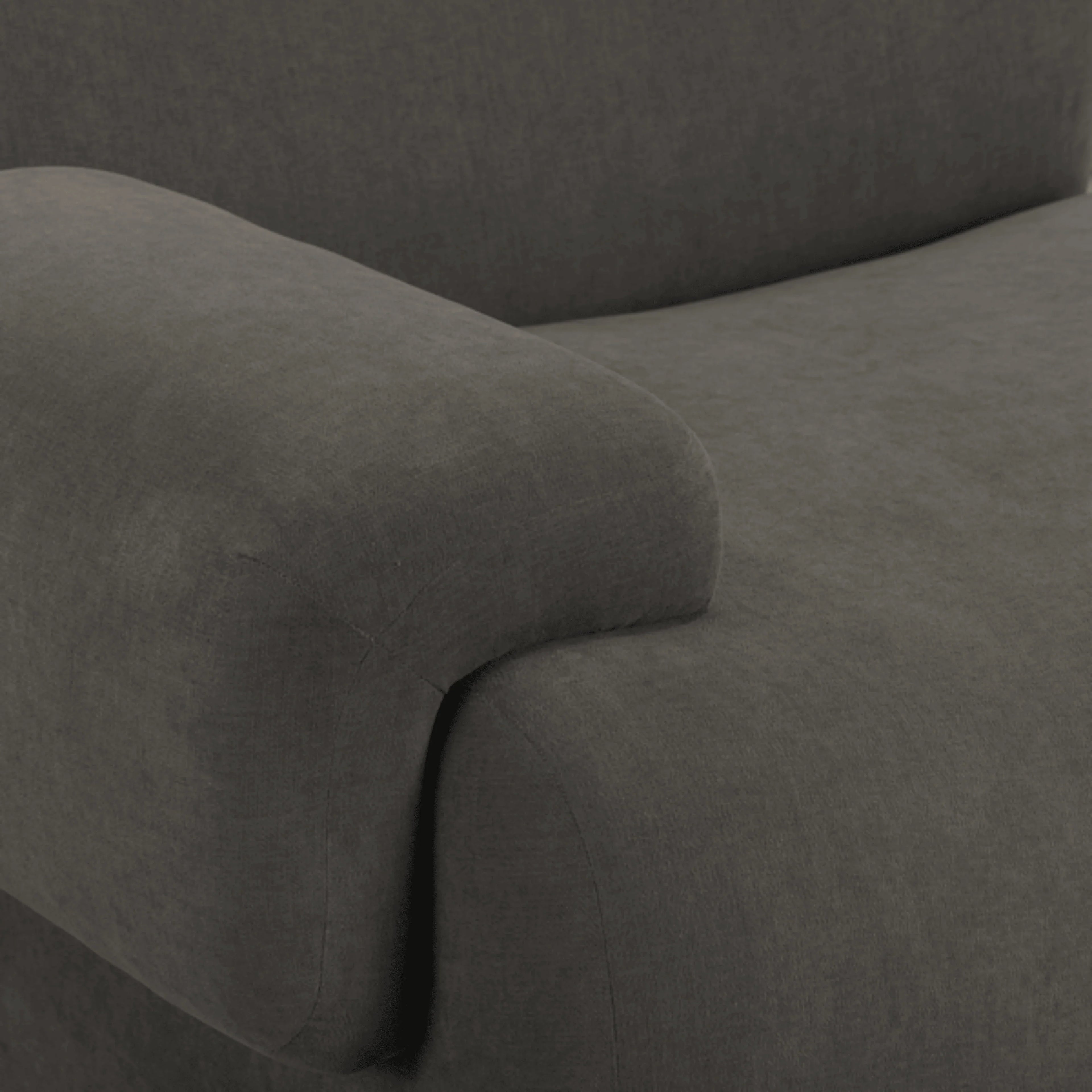 Zenith 116.5" Contract-Grade Upcycled Fabric Modular Sofa