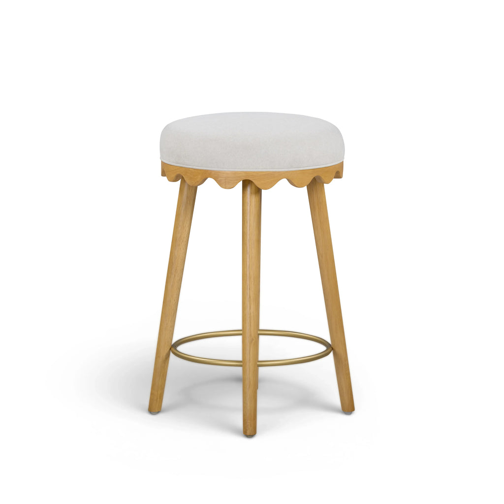 Oodle Performance Vegan Mohair Stool