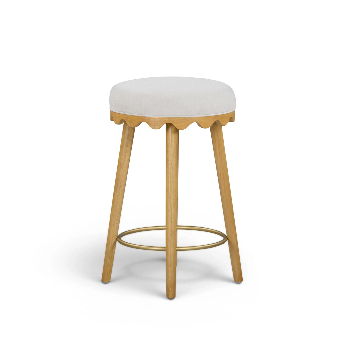 Oodle Performance Vegan Mohair Stool