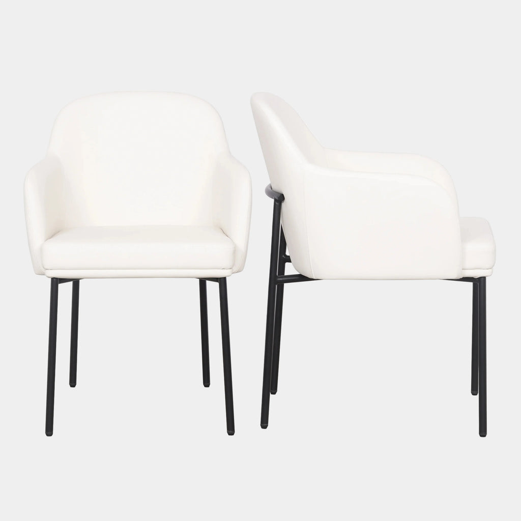 Sydney Performance Vegan Leather Armchair - Set of 2
