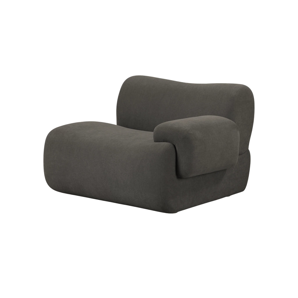 Zenith Contract-Grade Upcycled Fabric Corner Chair