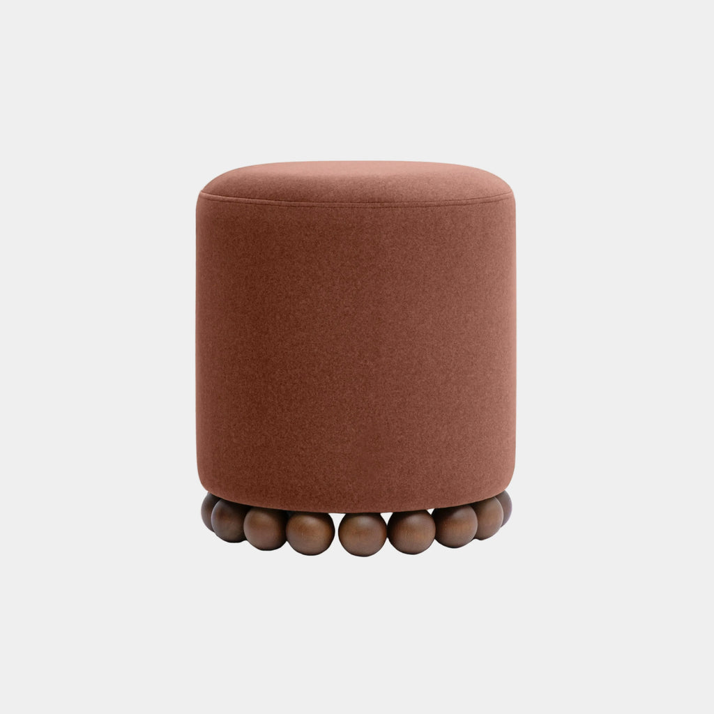 Dex Performance Vegan Mohair Ottoman