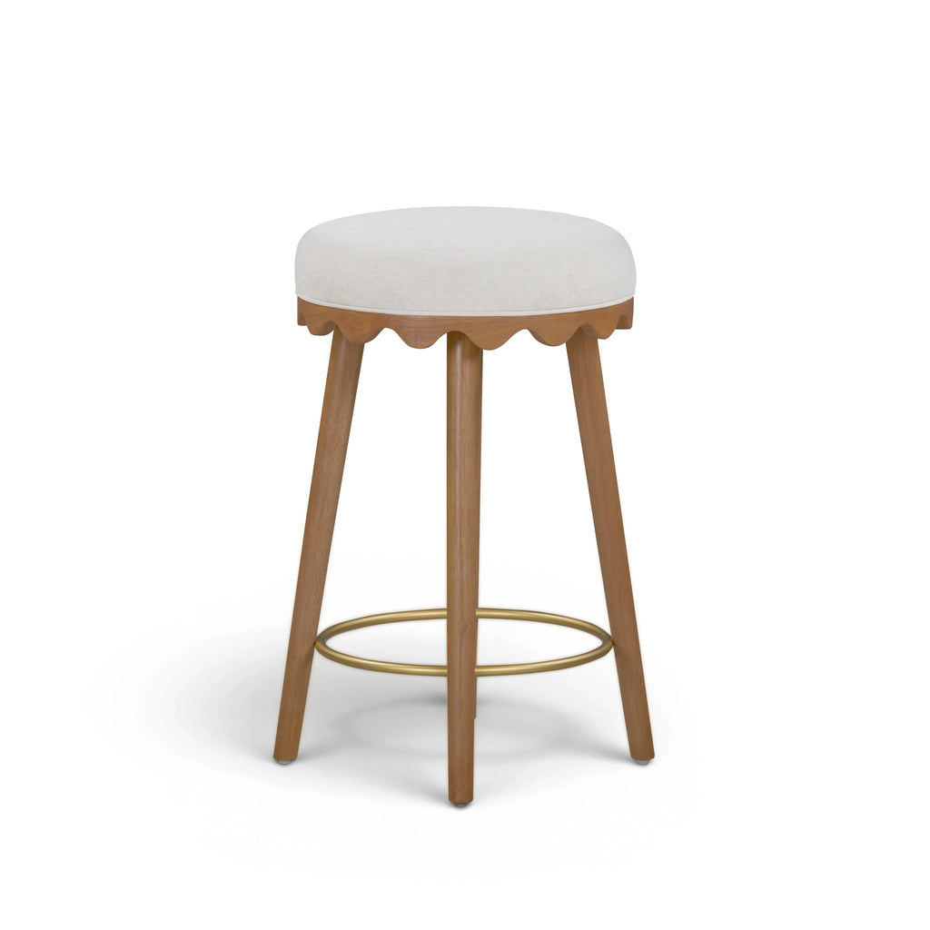 Oodle Performance Vegan Mohair Stool