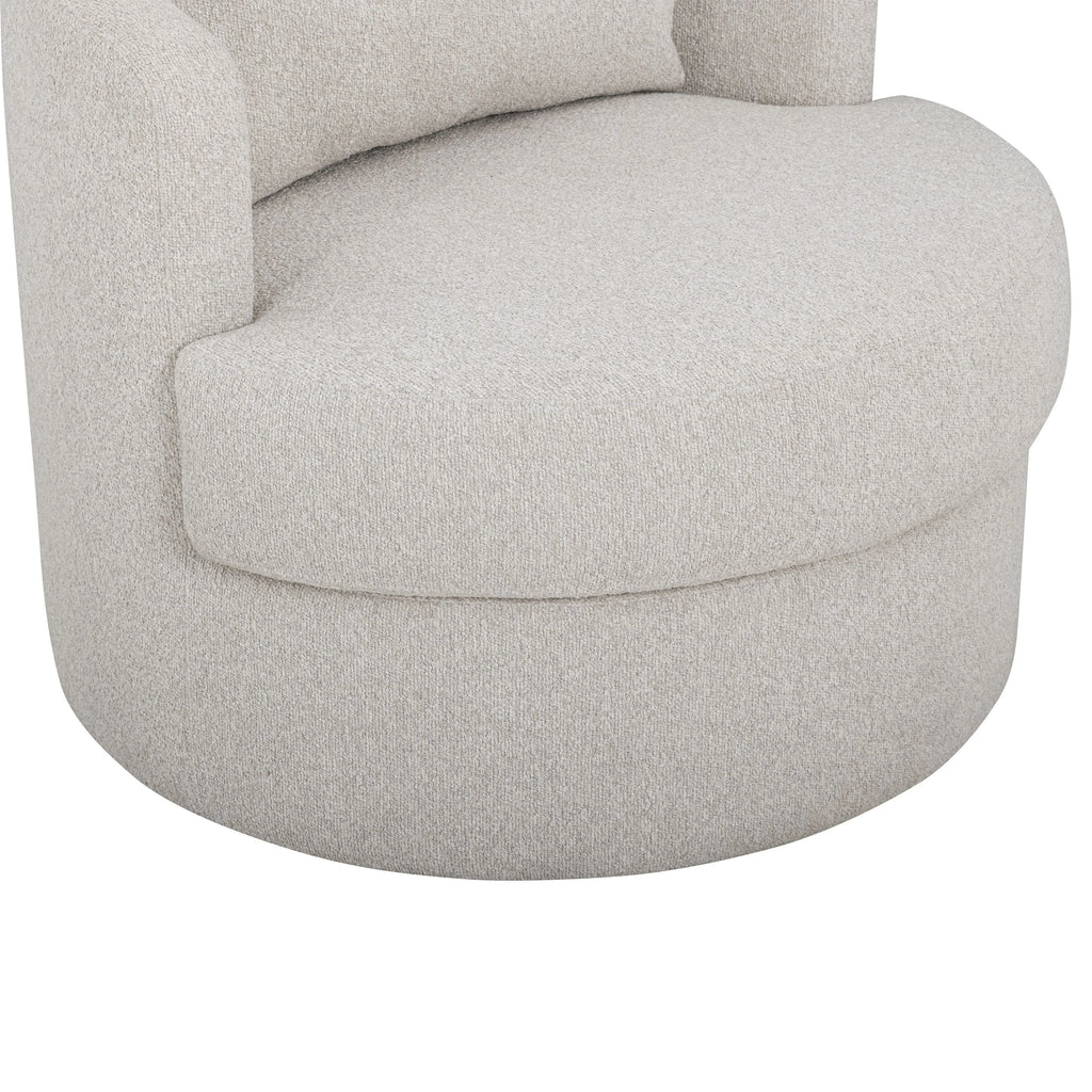 Silvi Performance Boucle Swivel Accent Chair