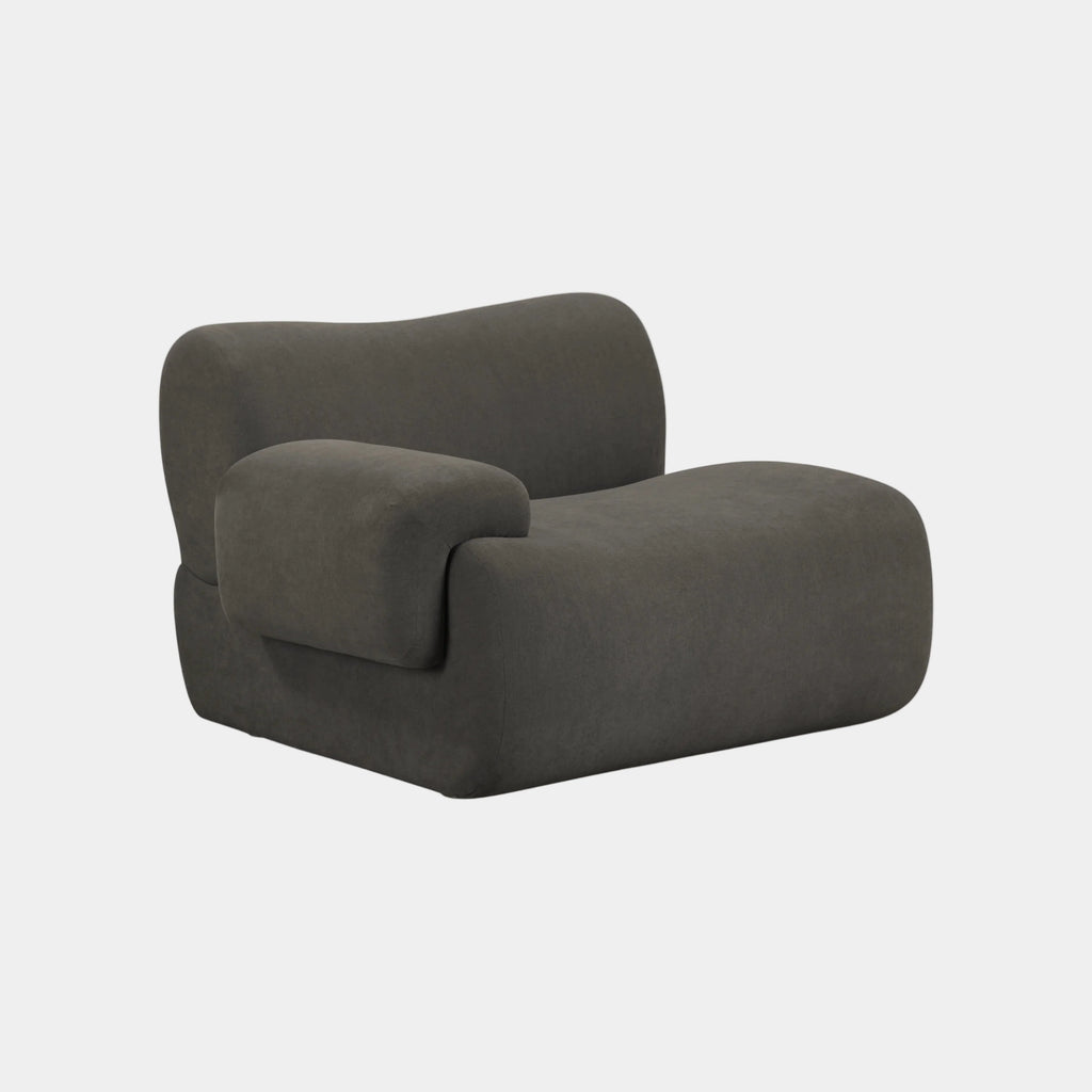 Zenith Contract-Grade Upcycled Fabric Corner Chair