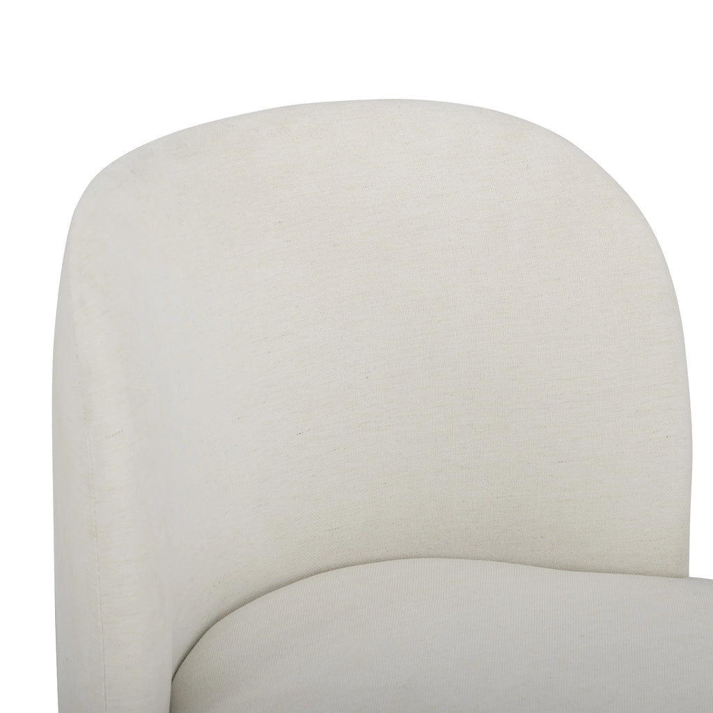Persa Round Back Performance Chenille Dining Chair