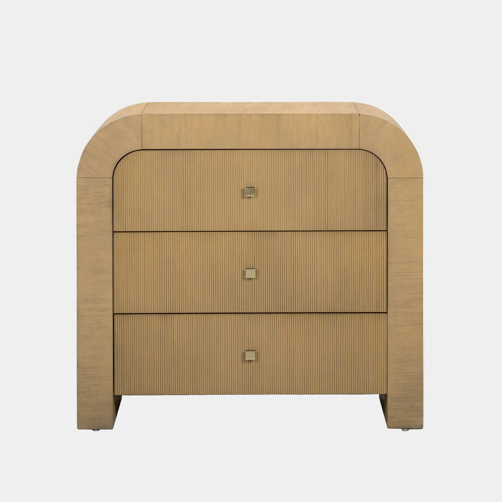 Hump 38" Arched 3-Drawer Bedside Chest