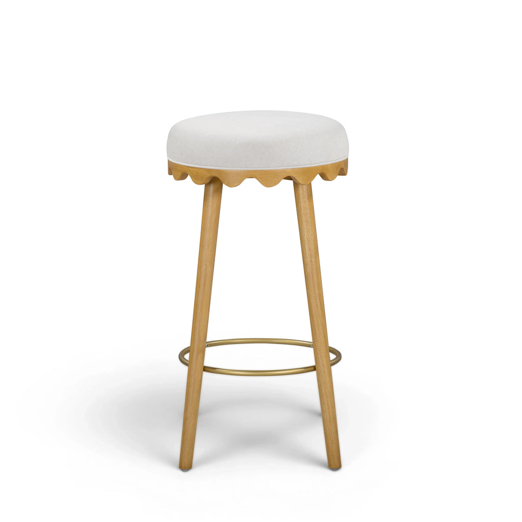 Oodle Performance Vegan Mohair Stool