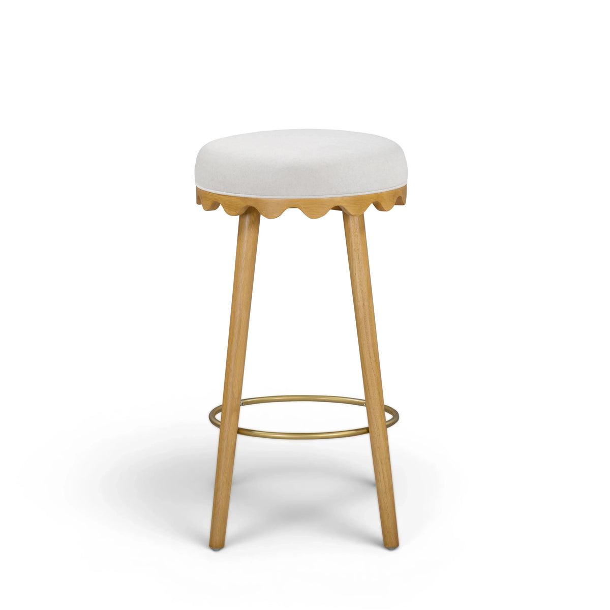 Oodle Performance Vegan Mohair Stool
