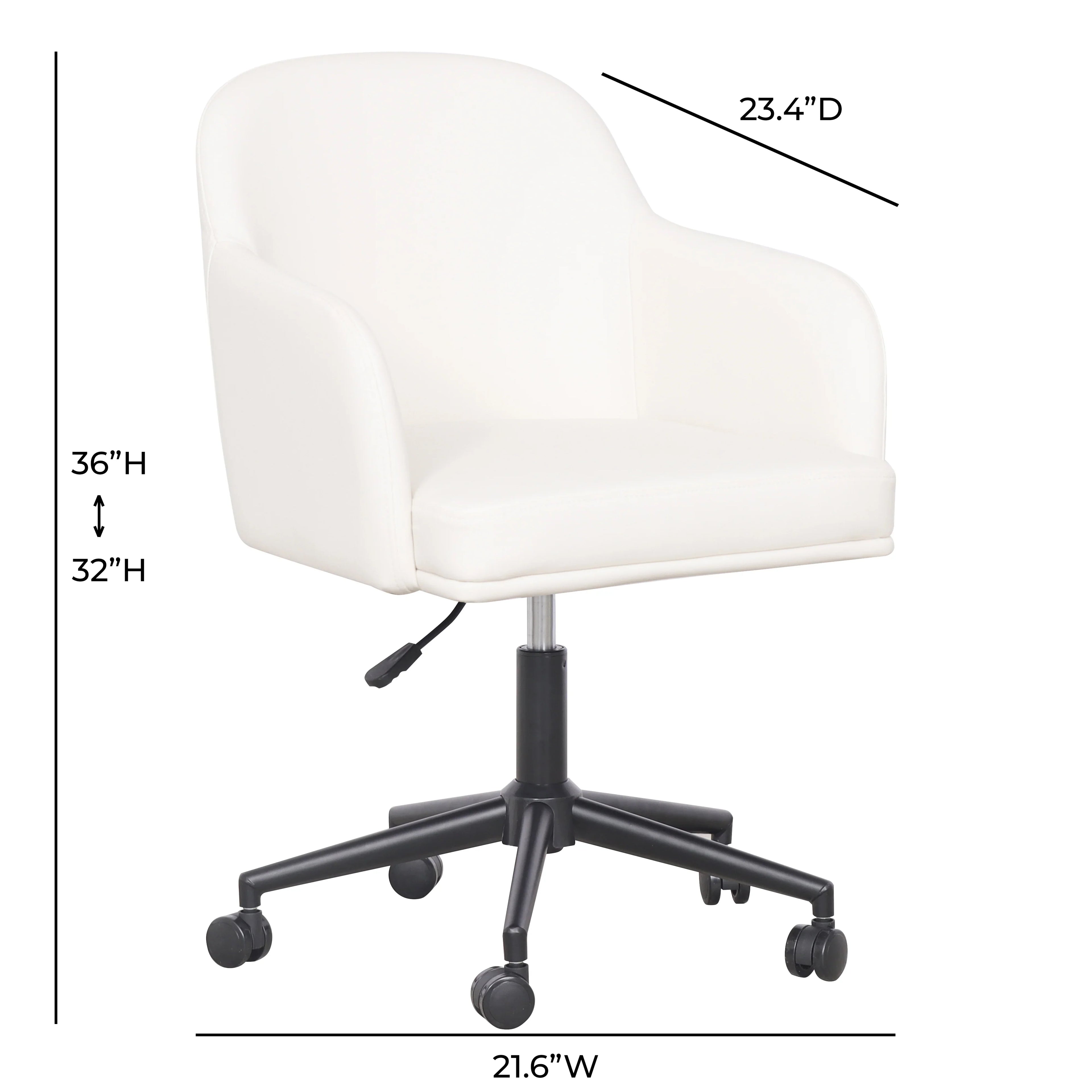 Sydney Performance Vegan Leather Office Desk Chair