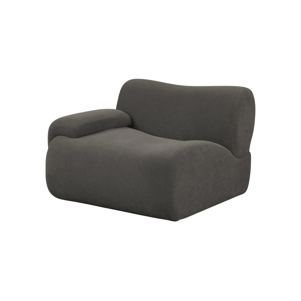 Zenith Contract-Grade Upcycled Fabric Corner Chair