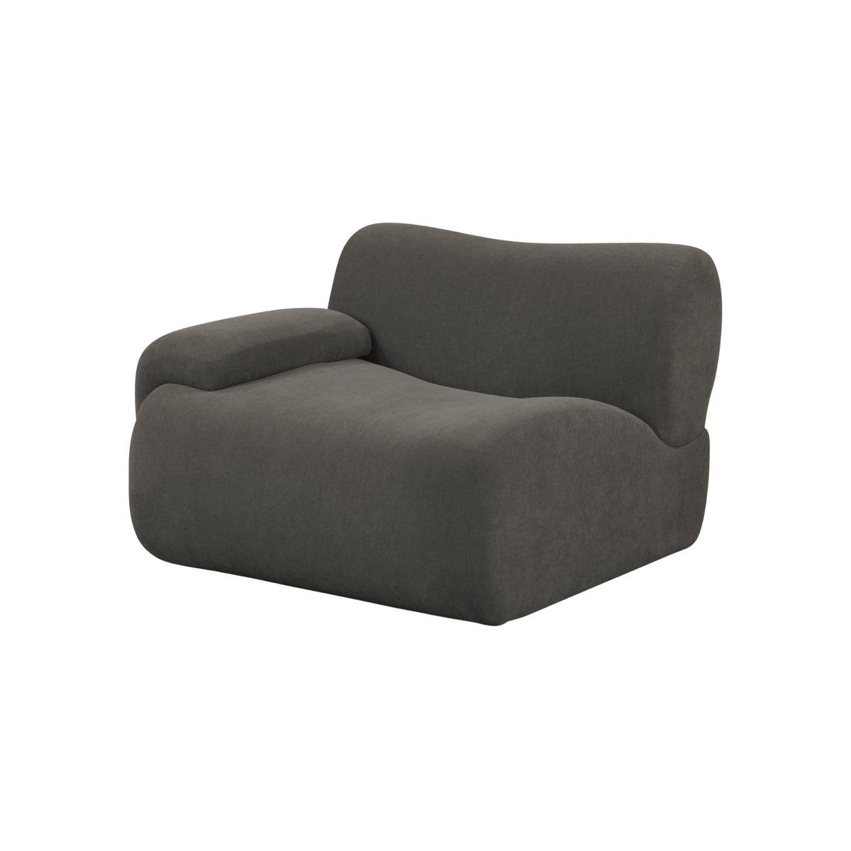 Zenith Contract-Grade Upcycled Fabric Corner Chair