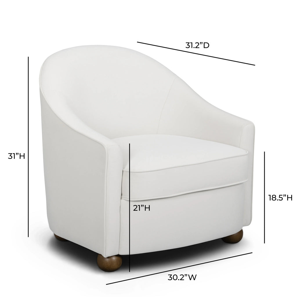 Cettie Performance Velvet Accent Chair