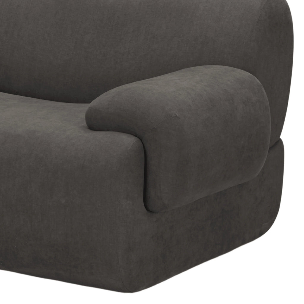 Zenith 5-Piece Contract-Grade Upcycled Fabric Modular L-Sectional