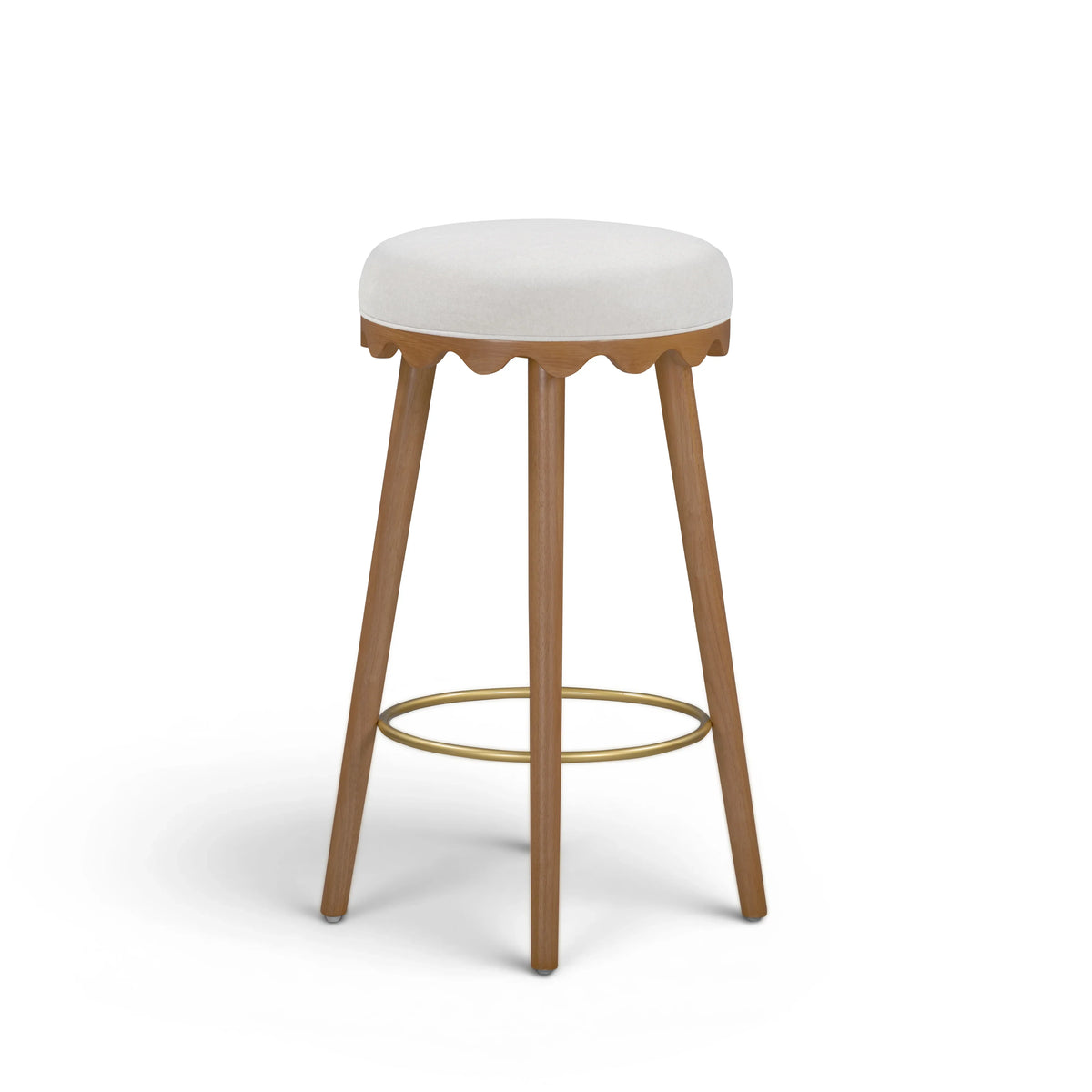 Oodle Performance Vegan Mohair Stool