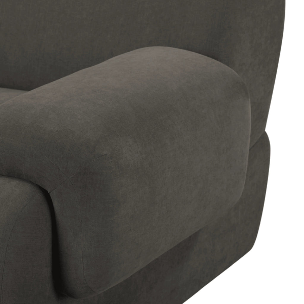 Zenith Contract-Grade Upcycled Fabric Corner Chair
