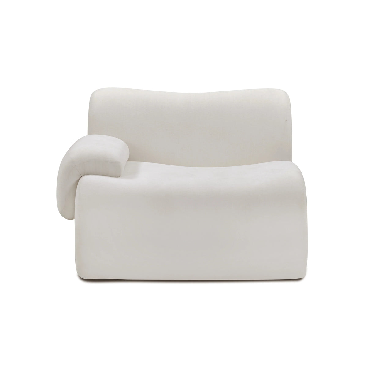 Zenith Contract-Grade Upcycled Fabric Corner Chair