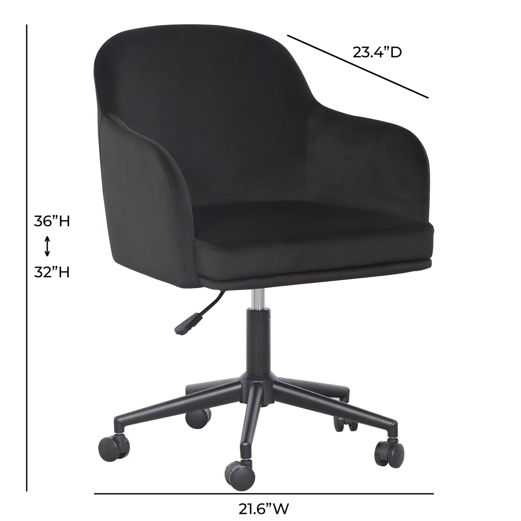 Sydney Performance Velvet Office Desk Chair