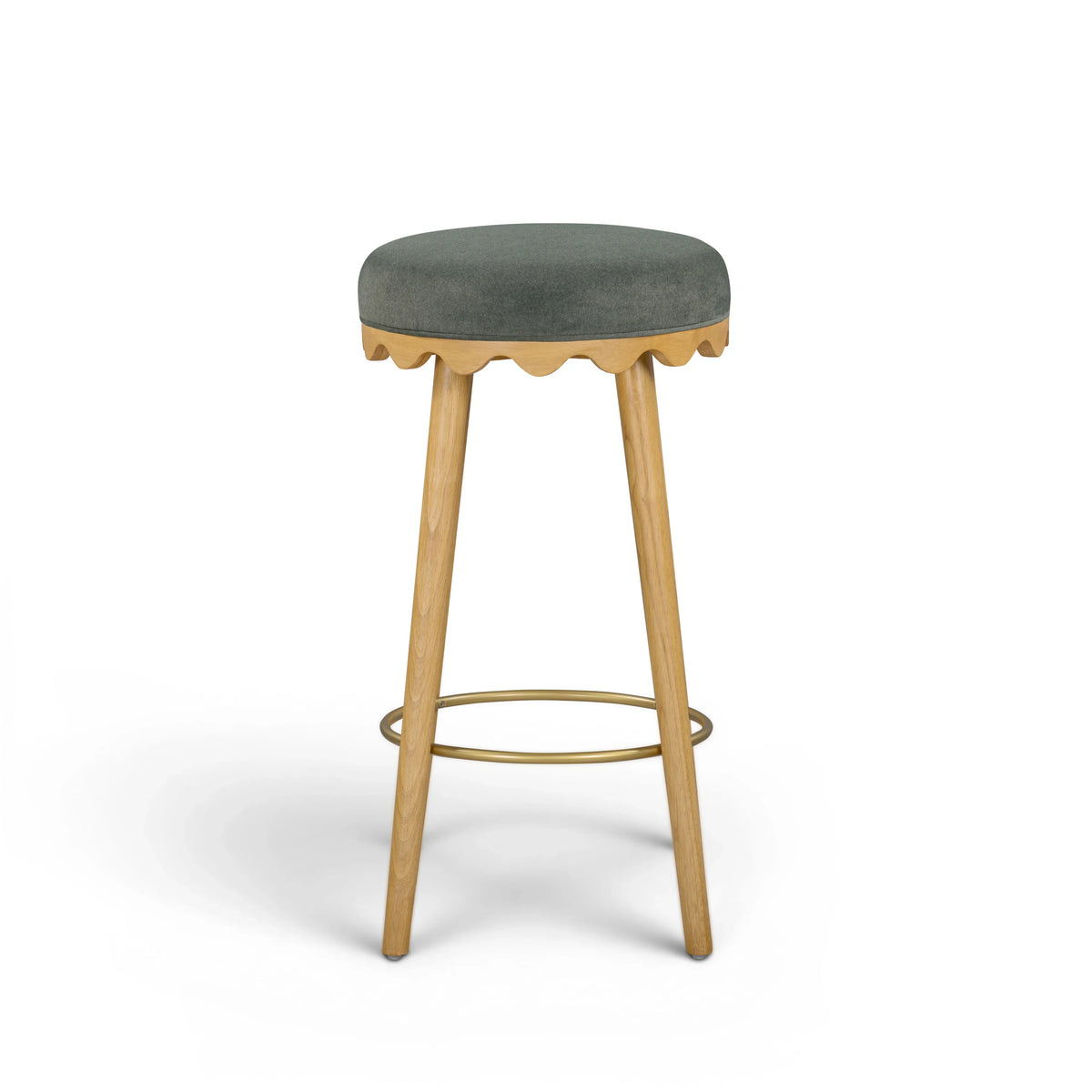 Oodle Performance Vegan Mohair Stool