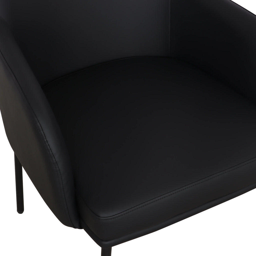 Sydney Performance Vegan Leather Armchair - Set of 2