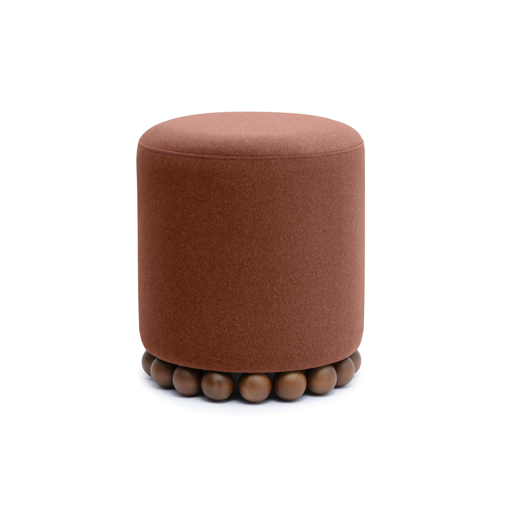 Dex Performance Vegan Mohair Ottoman