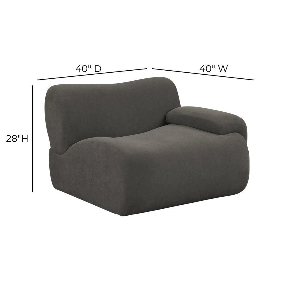Zenith Contract-Grade Upcycled Fabric Corner Chair