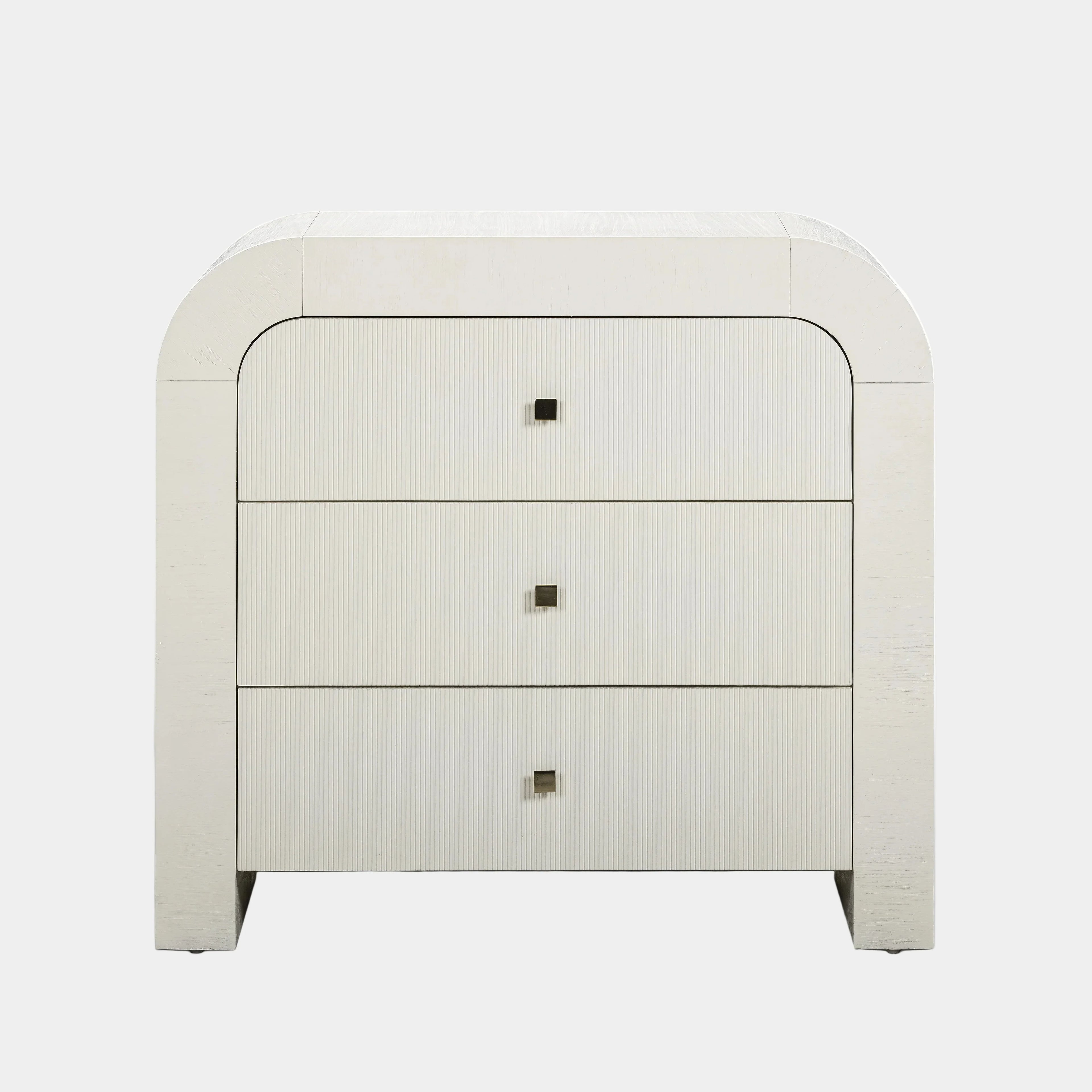 Hump 38" Arched 3-Drawer Bedside Chest