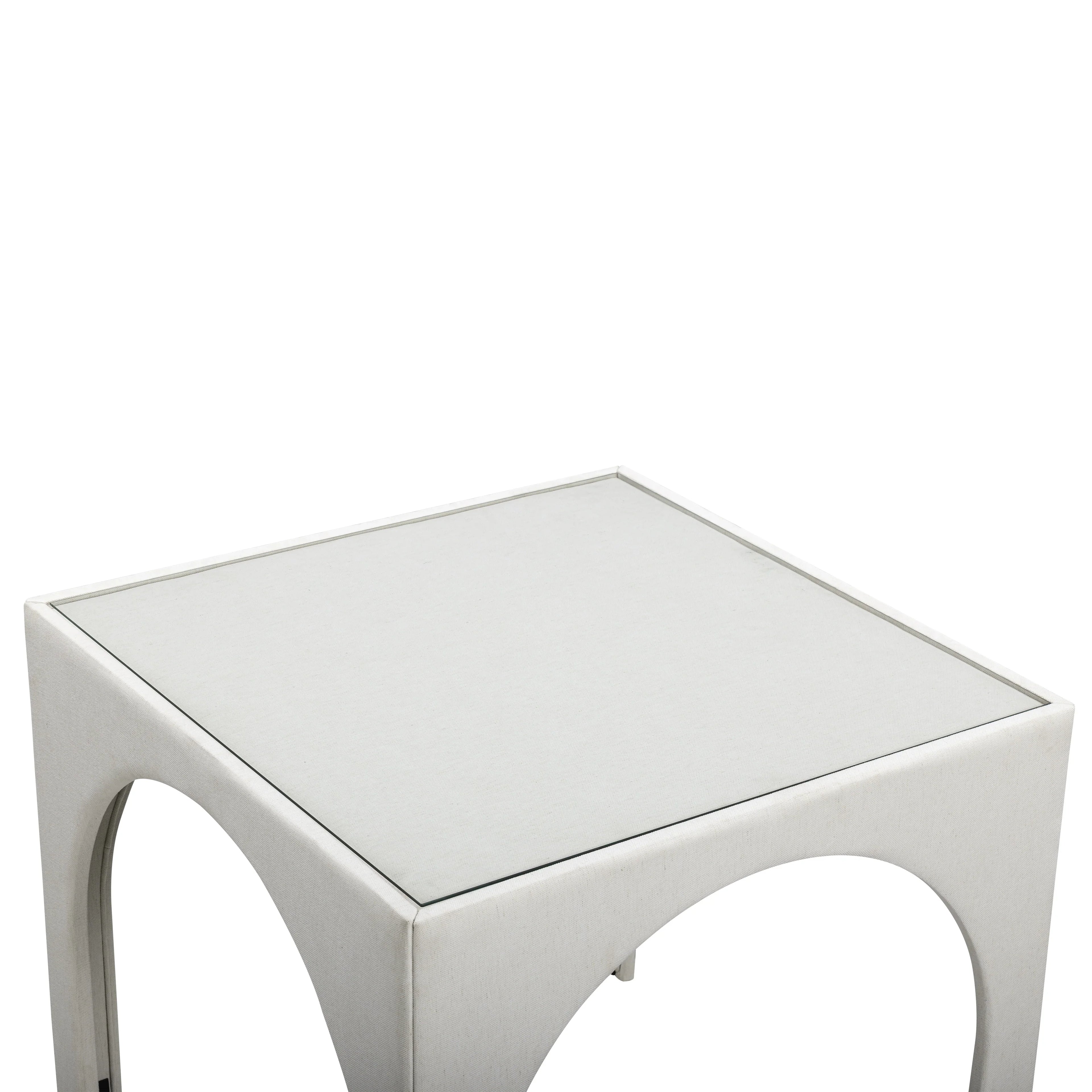 Tomlin Performance Chenille Game Table and Two Ottomans Set
