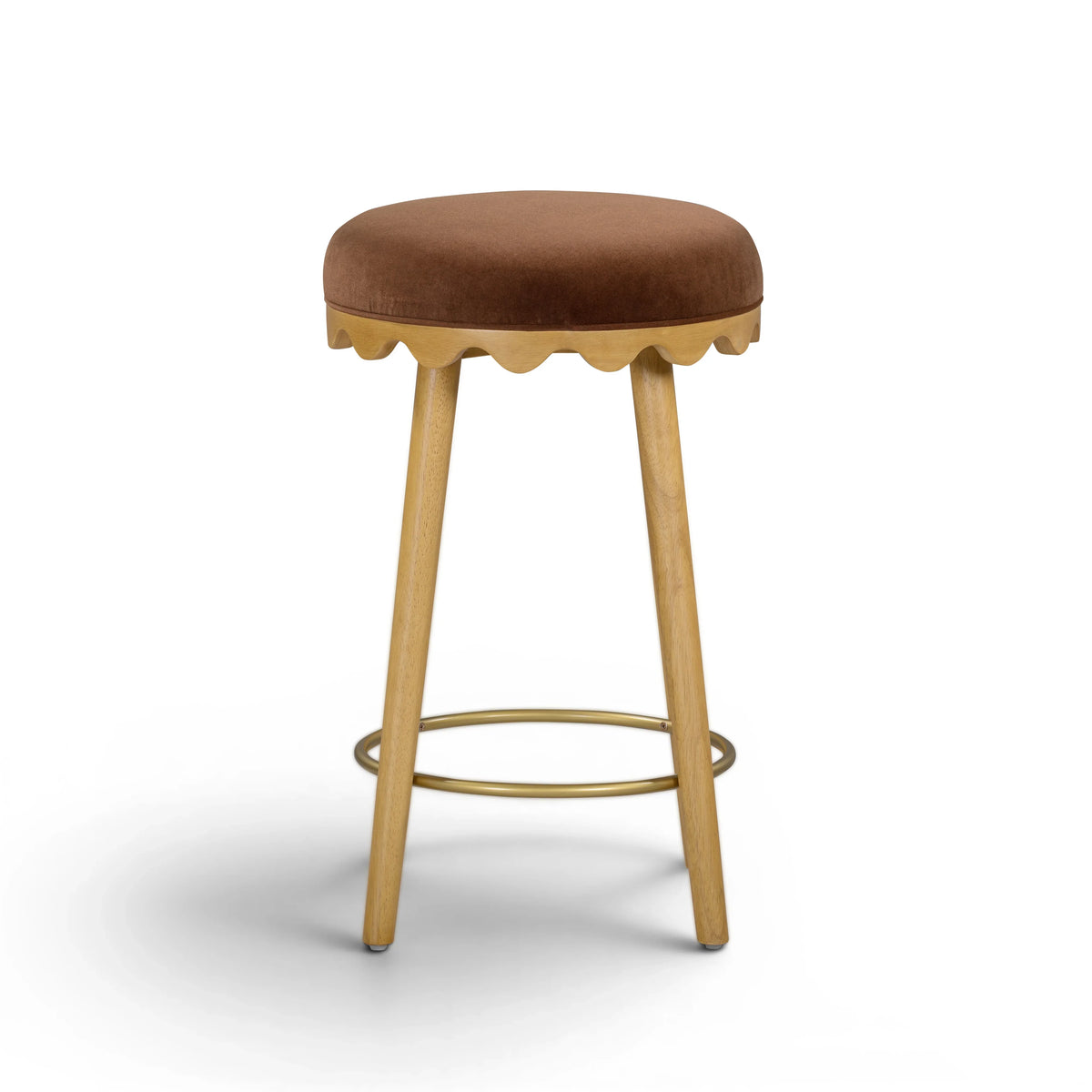 Oodle Performance Vegan Mohair Stool