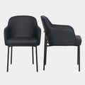 Sydney Performance Vegan Leather Armchair - Set of 2