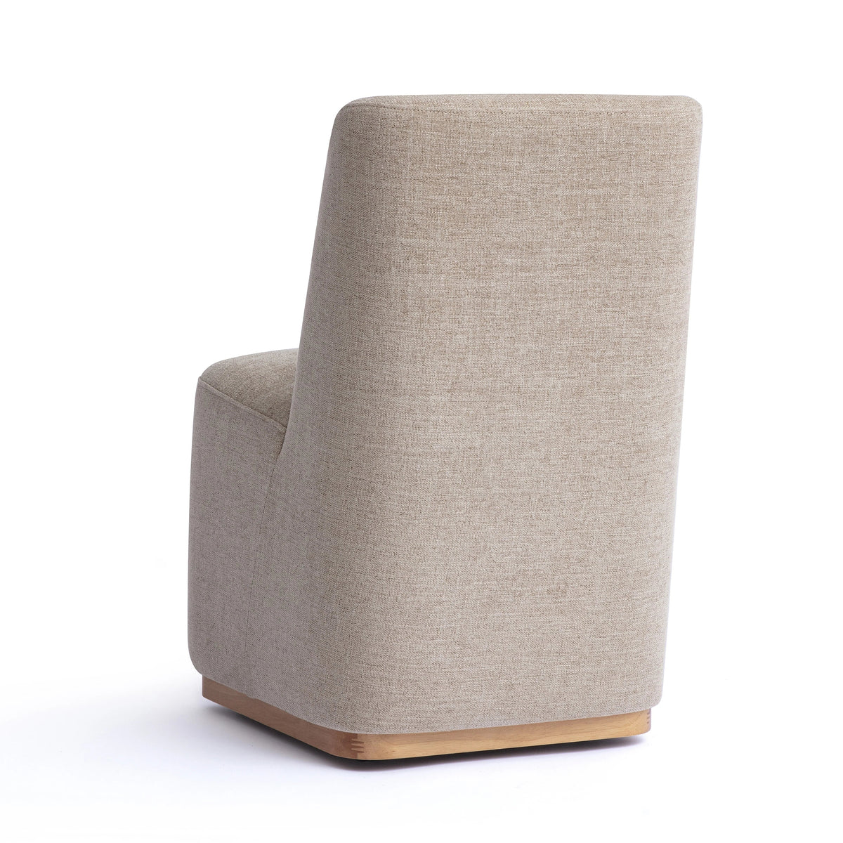 Melissa Performance Fabric Rolling Dining Chair