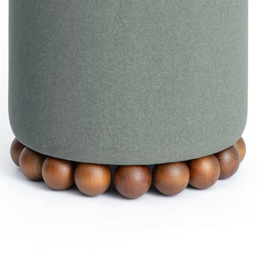 Dex Performance Vegan Mohair Ottoman