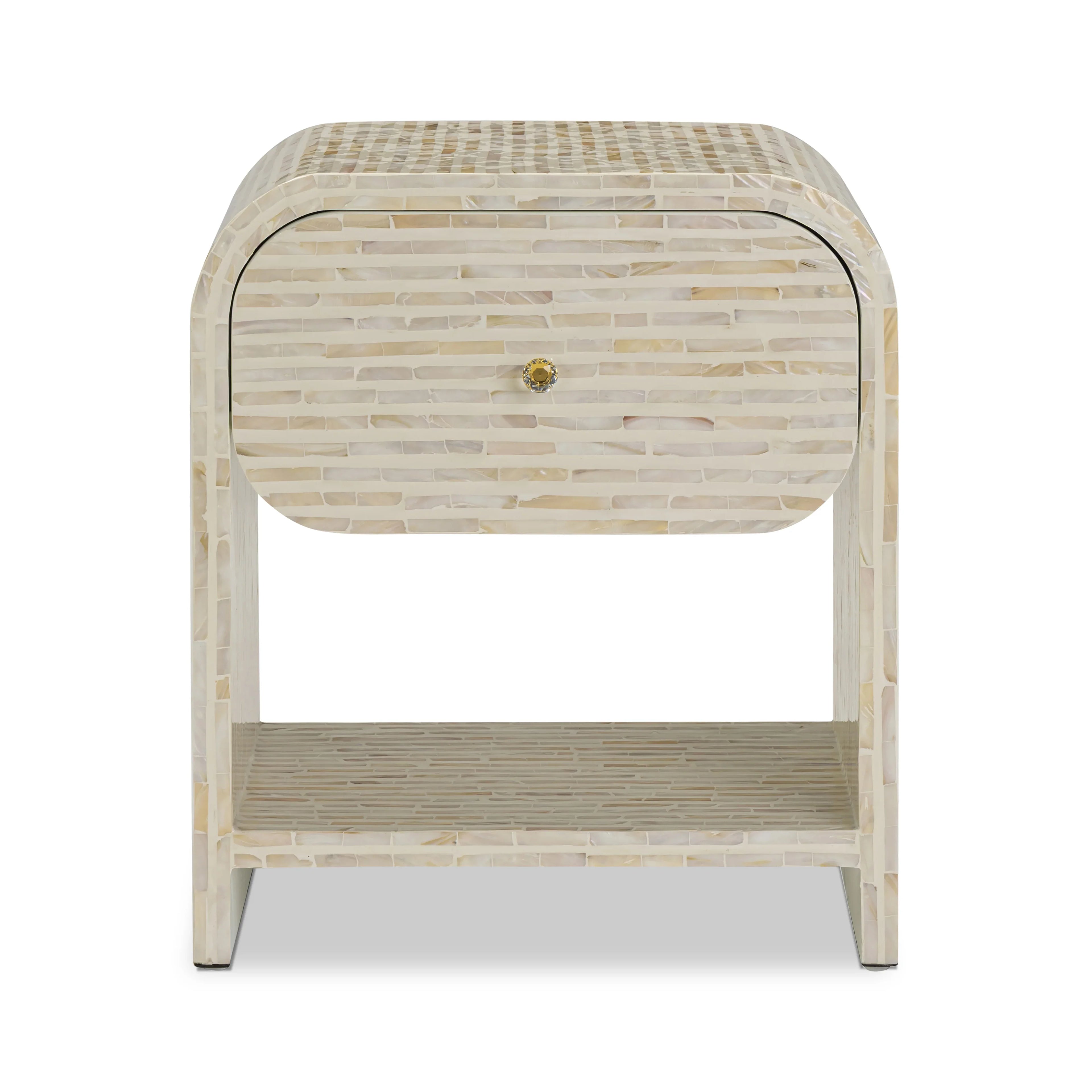 Borno 20" Mother of Pearl Nightstand