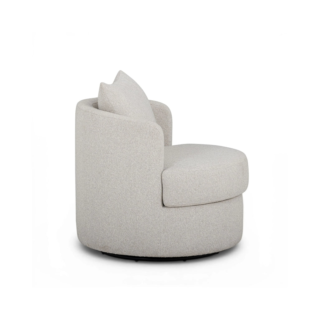Silvi Performance Boucle Swivel Accent Chair