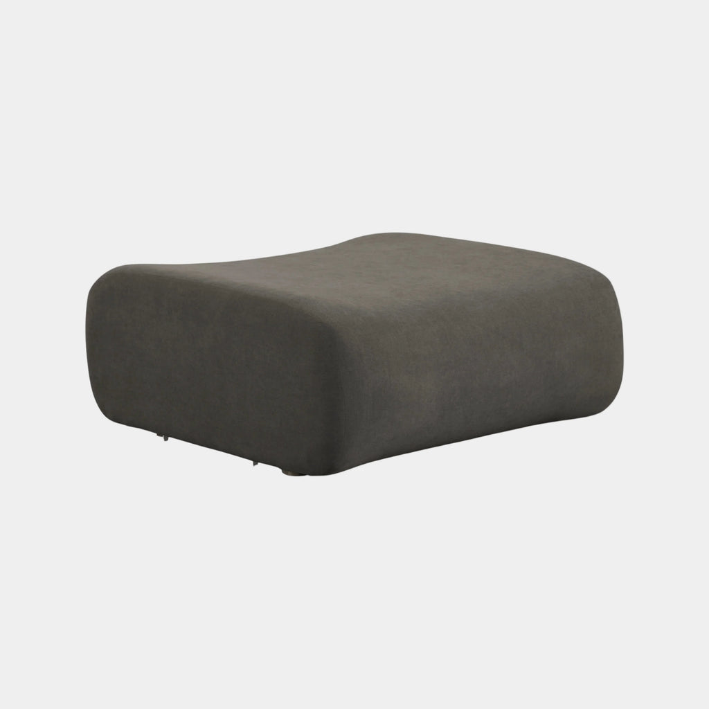 Zenith Contract-Grade Upcycled Fabric Ottoman