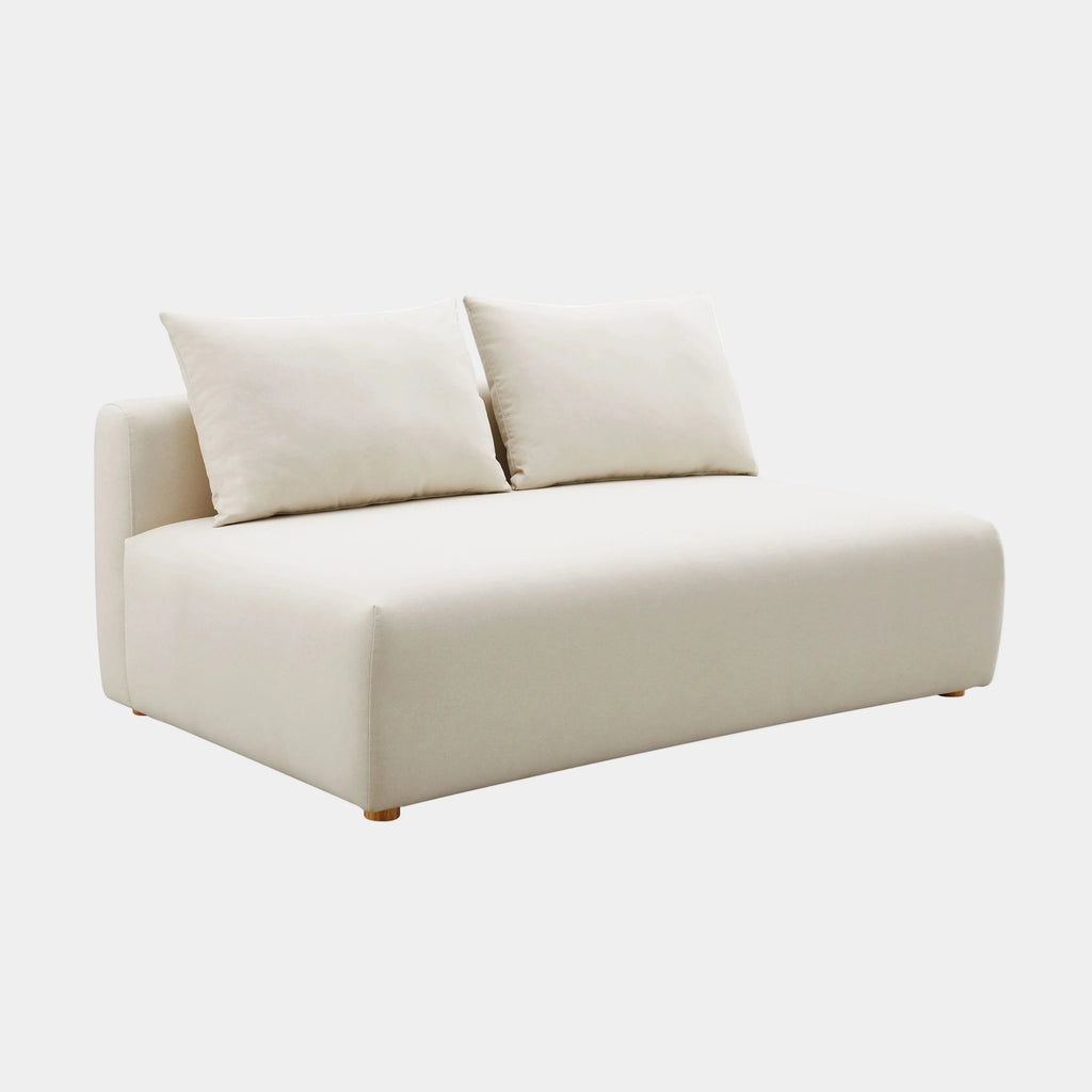 Hangover 64" Armless Loveseat