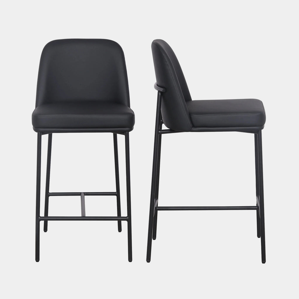Sydney Performance Vegan Leather Counter Stool - Set of 2