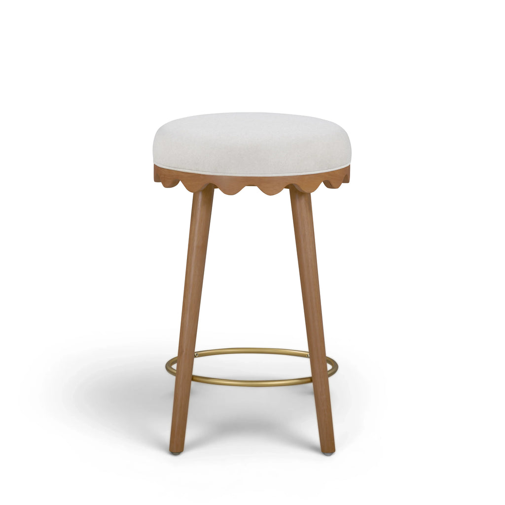 Oodle Performance Vegan Mohair Stool