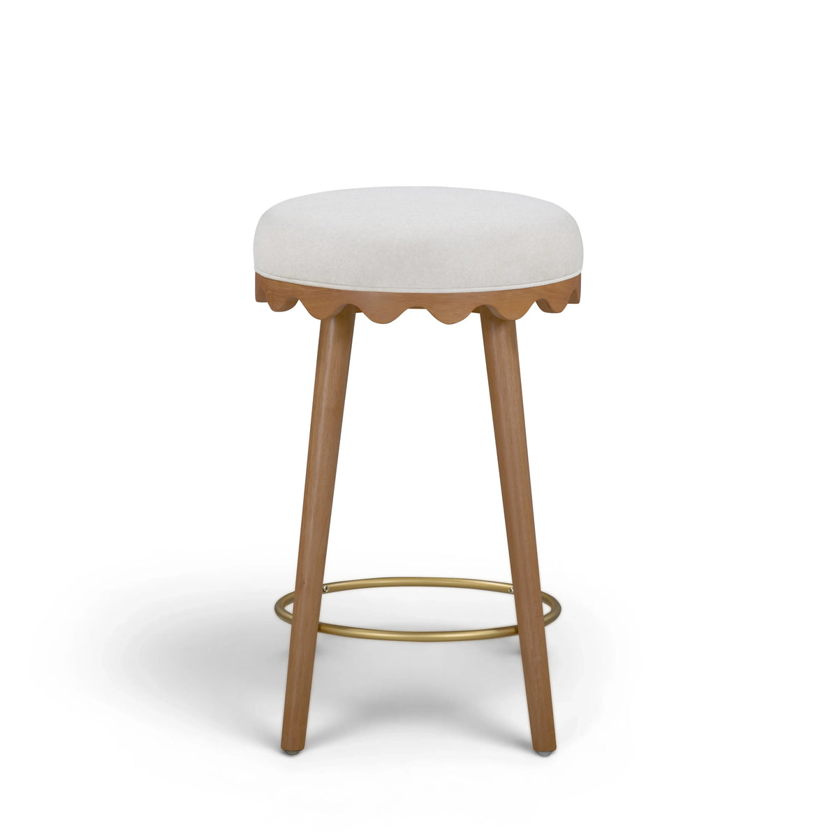 Oodle Performance Vegan Mohair Stool