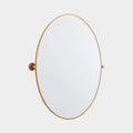 Oval Wall Mounted Mirror