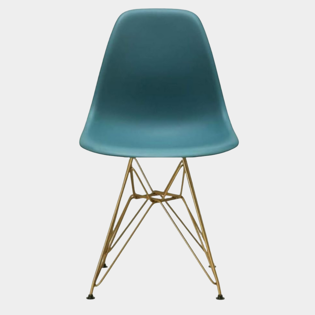 Eames Eiffel Dining Chair (Gold Legs)