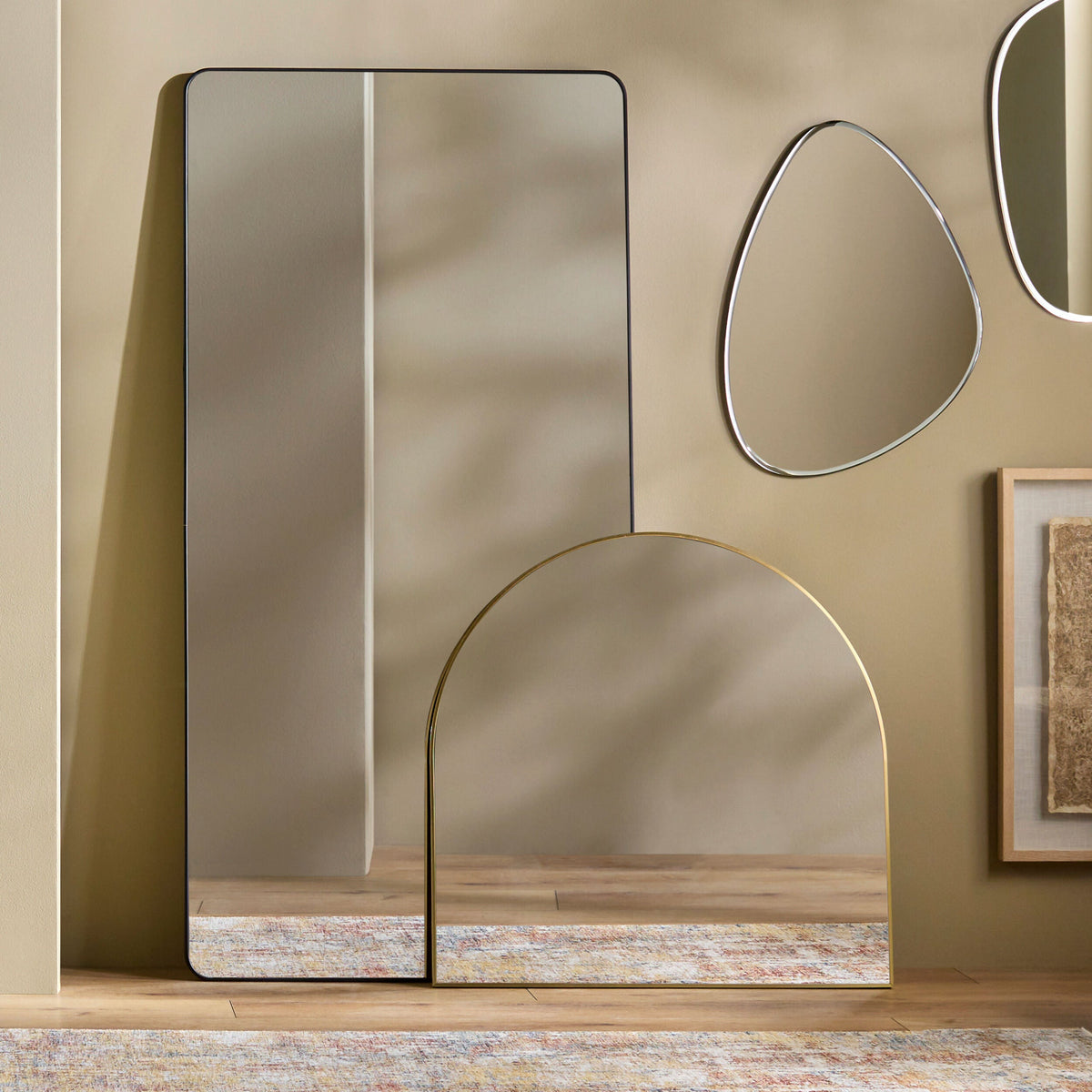 Aranya Accent Mirror, Mantel Mirror