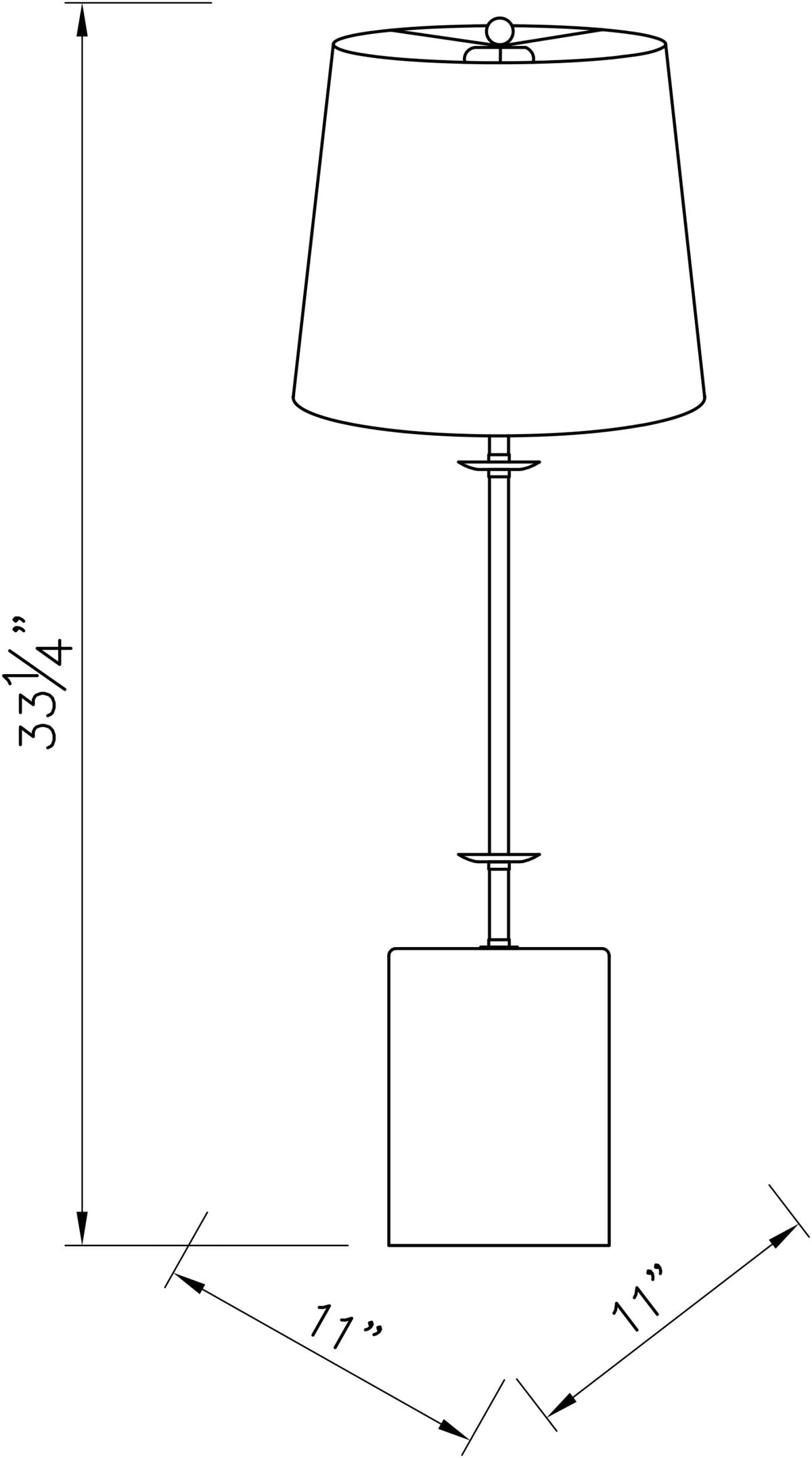 Rigby Buffet Table Lamp