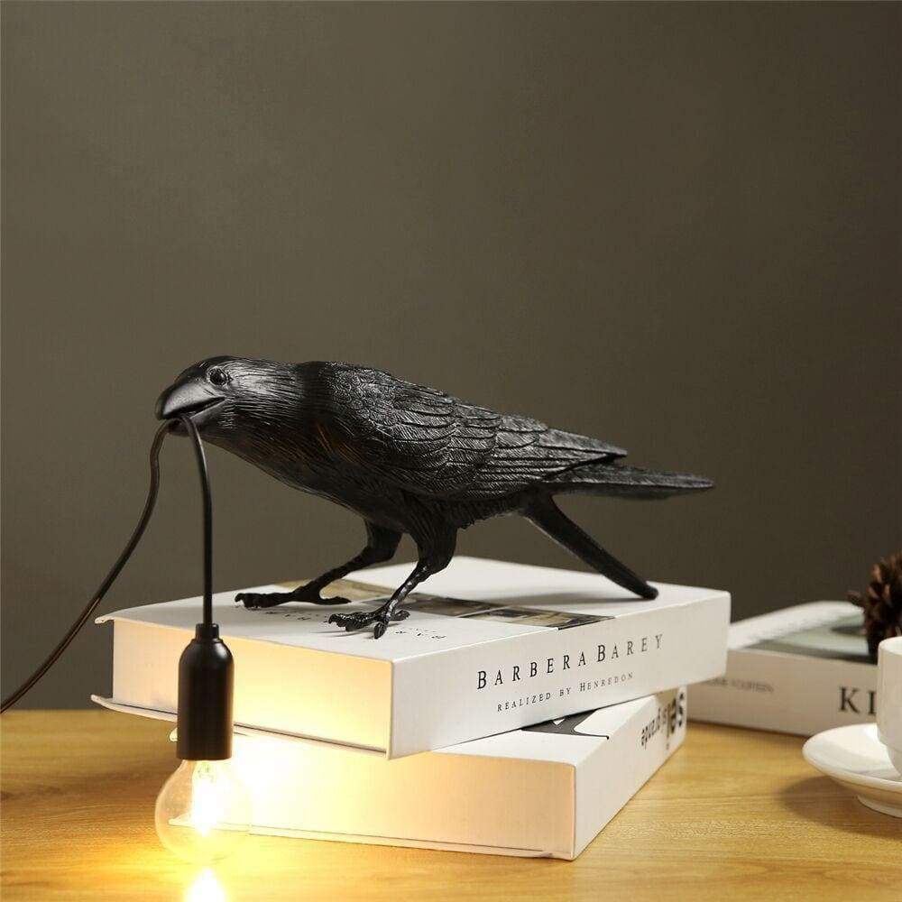 Bird Lamp Black