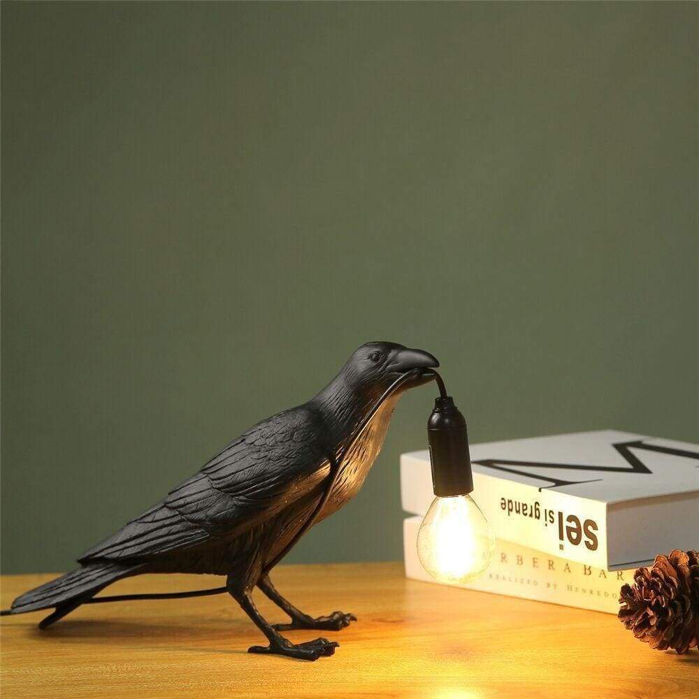 Bird Lamp Black