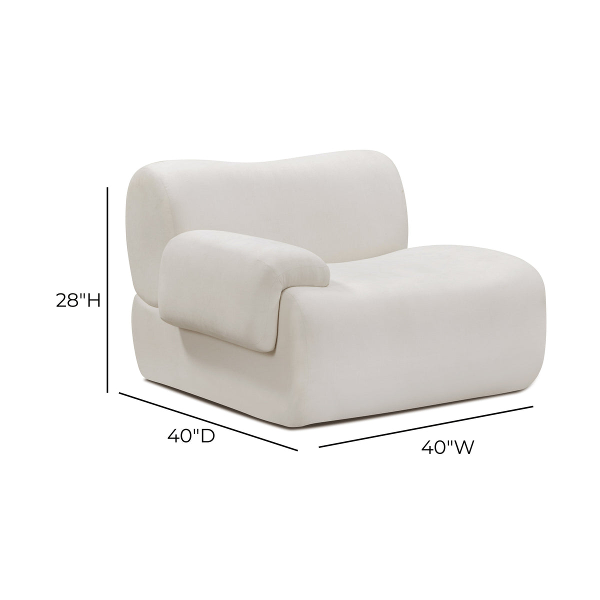 Zenith Contract-Grade Upcycled Fabric Corner Chair